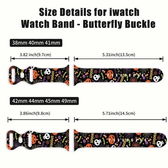 iWatch Watchband Nightmare Before Christmas Jack Skellington - Picture 2 of 2